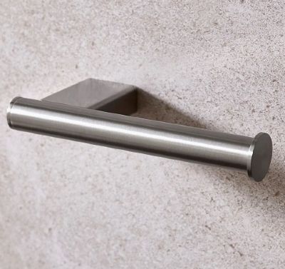 MILLER MIAMI BRUSHED NICKEL BATHROOM TOILET ROLL HOLDER, 8419BN